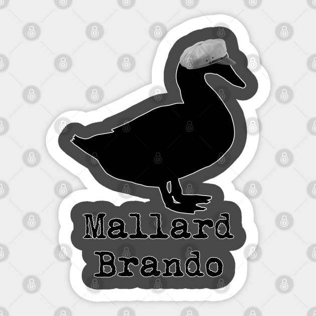 Mallard Brando Sticker by PrivateStreetComedy